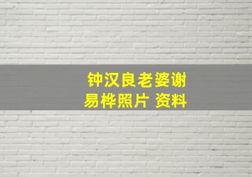 钟汉良老婆谢易桦照片 资料